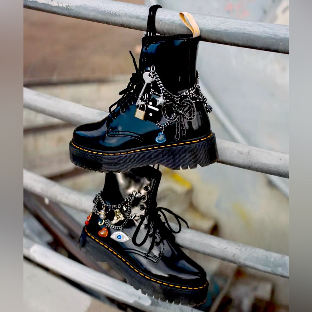 VEGAN JADON BOOT MARC JACOBS x DR MARTENS PLATFORMS